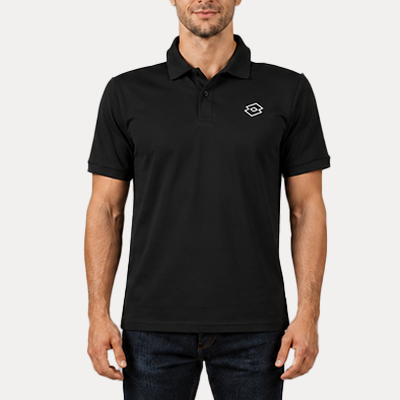 BLACK POLO SHIRTS SPORTS  FOR MEN 8BX0681