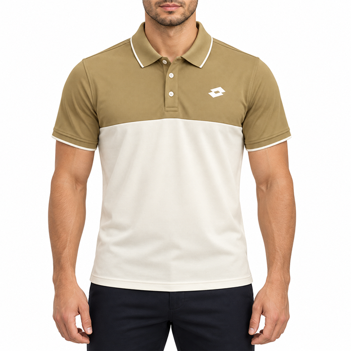 BEIGE POLO SHIRTS SPORT FOR MEN 8BX0G43