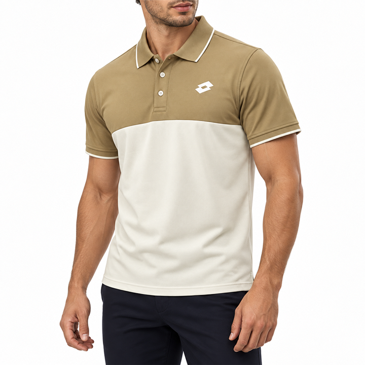 BEIGE POLO SHIRTS SPORT FOR MEN 8BX0G43