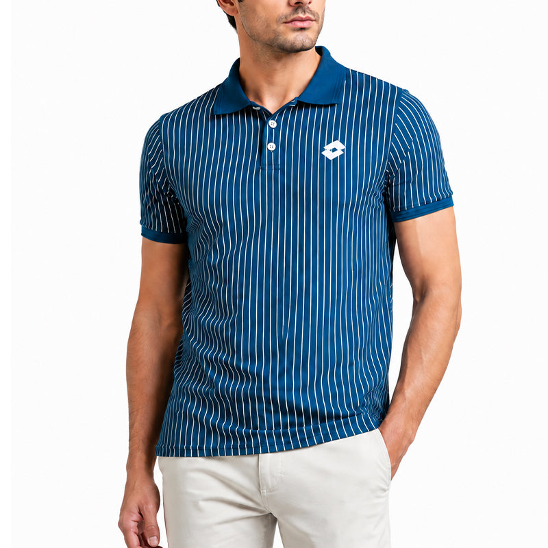 LOTTO TURKISH BLUE POLO SHIRTS SPORT FOR MEN 8BX0L38