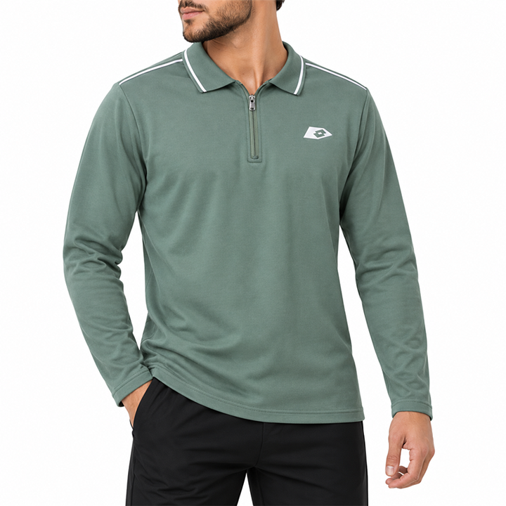 OLIVE POLO SHIRTS SPORTS  FOR MEN 8BX0P27