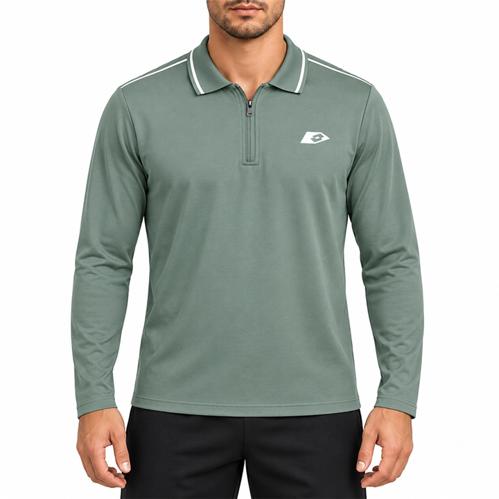 OLIVE POLO SHIRTS SPORTS  FOR MEN 8BX0P27