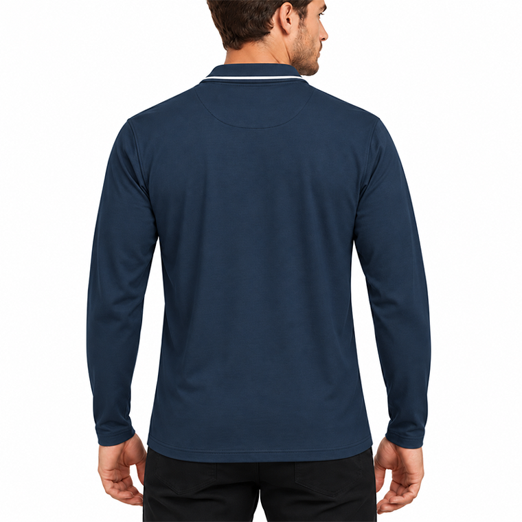 BLUE POLO SHIRTS SPORTS  FOR MEN 8BX0R27