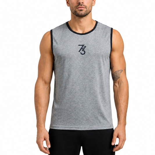 GREY TANK TOPS FOR MEN 8HV0205
