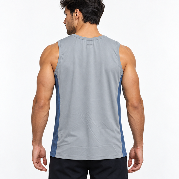 GREY VESTS FOR MEN 8HX0207