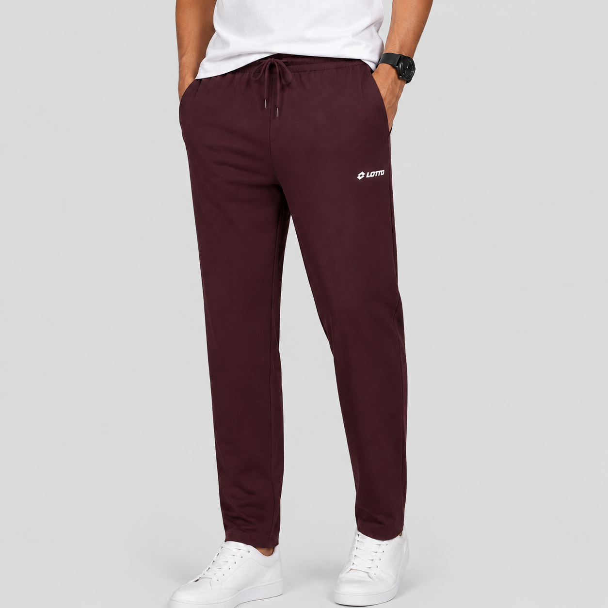 MAROON TROUSERS FOR MEN 8KV0I66