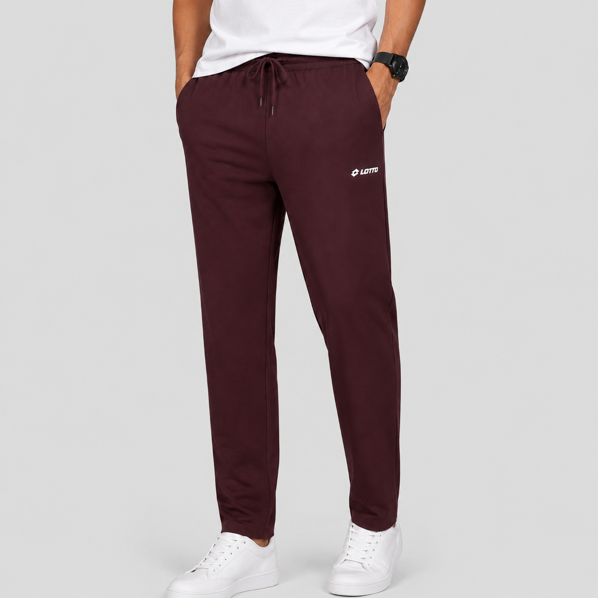MAROON TROUSERS FOR MEN 8KV0I66
