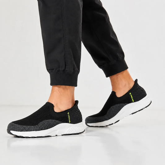BLACK SPORTS RUNNING SHOE FOR MEN 8022663