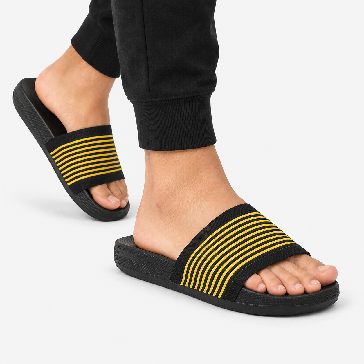 YELLOW SPORT SLIDE FOR MEN 8720806