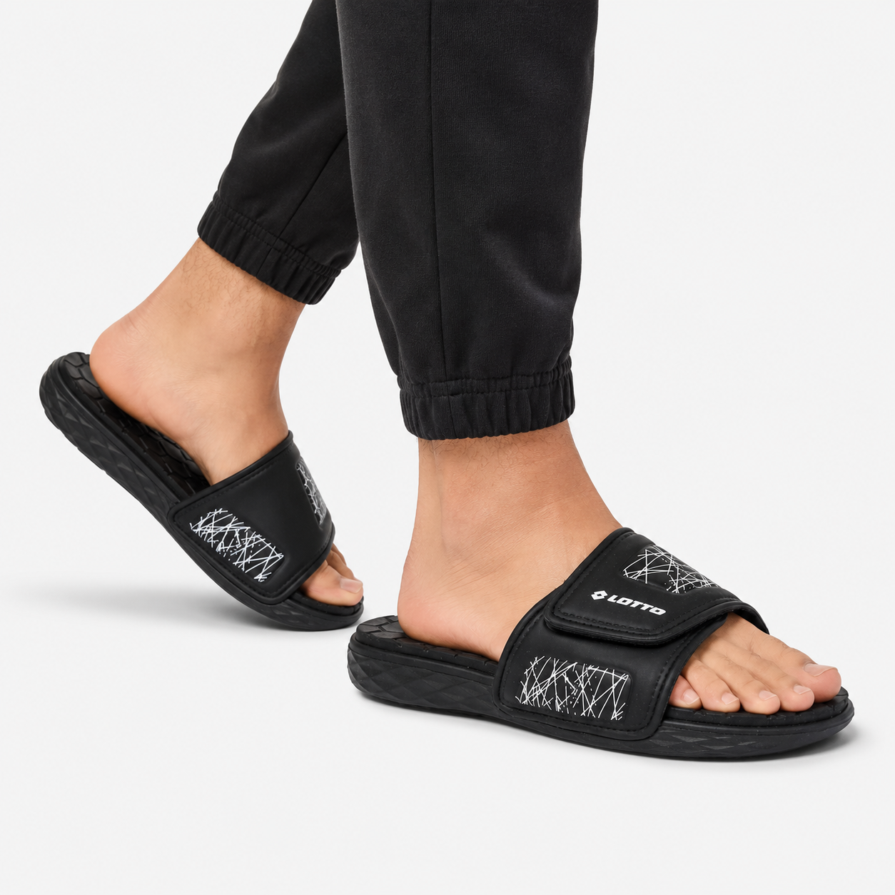 BLACK SPORT SLIDE FOR MEN 8720631
