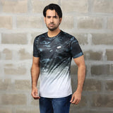 BLACK T-SHIRTS SPORTS FOR MEN 8AVC619