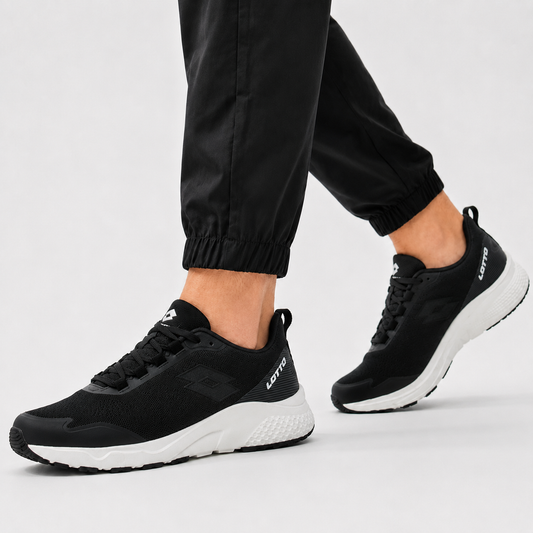 BLACK SPORTS RUNNING SHOE FOR MEN 8021621